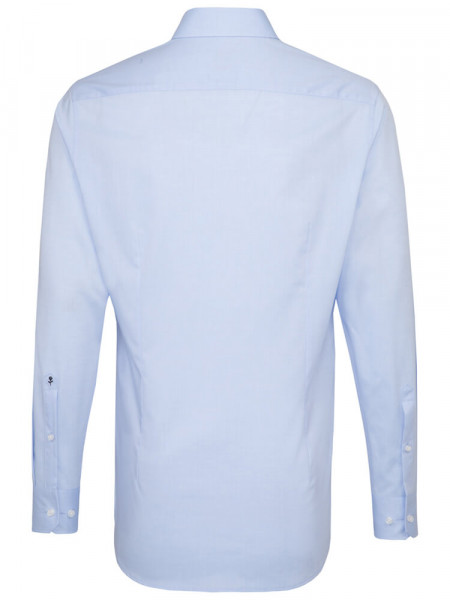 SEIDENSTICKER Tailored Fit Camicia Azzurro Business Kent Popeline