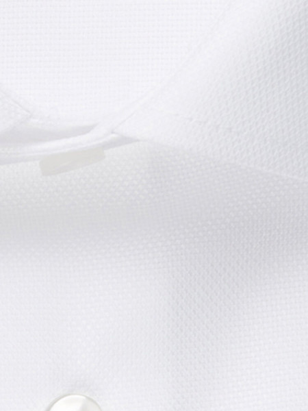 SEIDENSTICKER Tailored Fit Camicia Bianco Business Kent Struktur - Vista 3