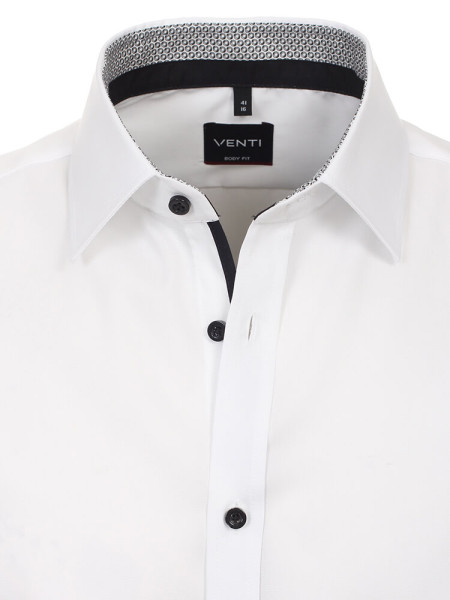 VENTI Slim Fit Camicia Bianco Kent Easy Care  - Vista 1