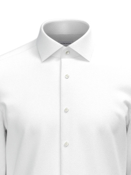 SEIDENSTICKER Extra Slim Fit Camicia Bianco New Kent Satin  - Vista 2