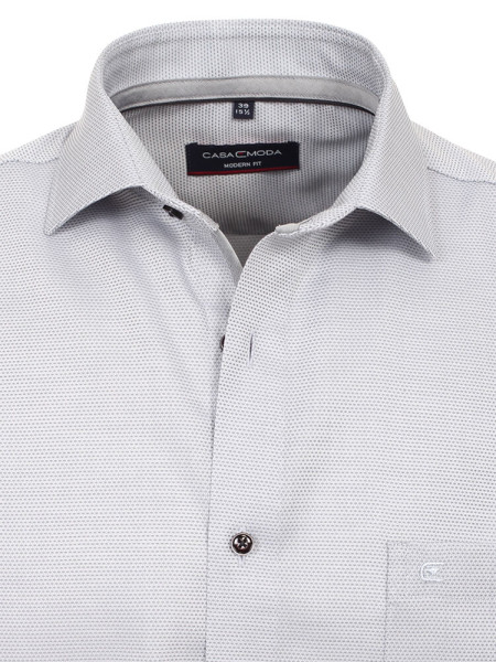 CASAMODA Regular Fit Camicia Grigio chiaro Kent Natté - Vista 1