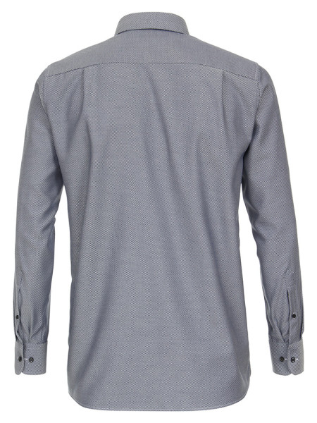 CASAMODA Comfort Fit Camicia Blu fumo Button-Down Struktur