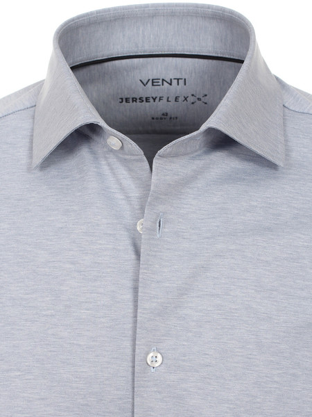 VENTI Slim Fit Camicia Azzurro Kent Jersey - Vista 1
