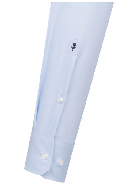 SEIDENSTICKER Regular Fit Camicia Azzurro Business Kent Popeline - Vista 1