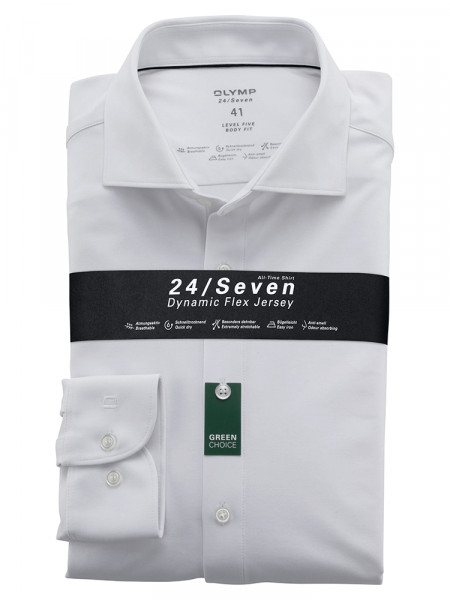 Camicia in jersey OLYMP Level Five 24/Seven body fit