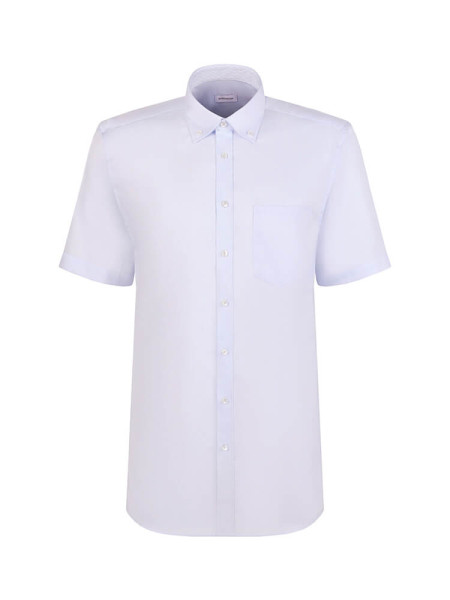 SEIDENSTICKER Regular Fit Camicia Azzurro Button-Down Struktur