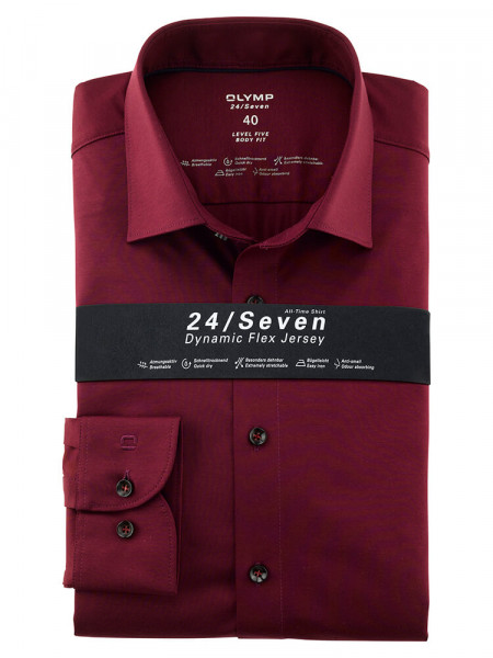 Camicia in jersey OLYMP Level Five 24/Seven body fit