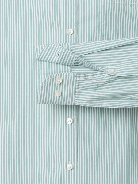 CASAMODA Comfort Fit Camicia Verde Button-Down Easy Care  - Vista 2