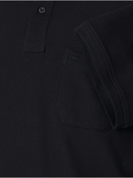 REDMOND Polo Nero Piqué - Vista 2