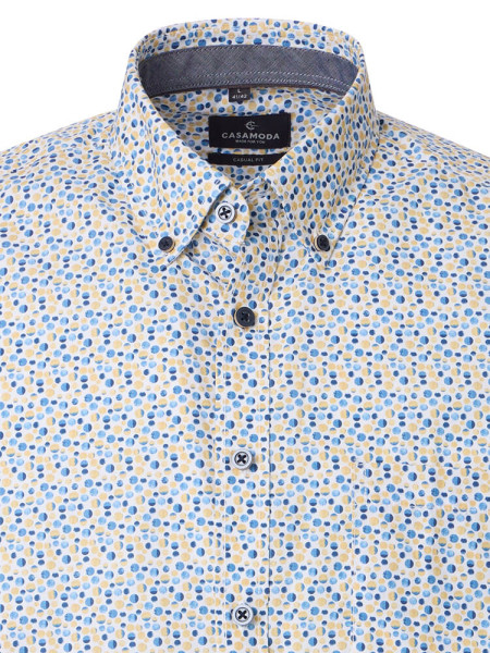 CASAMODA Regular Fit Camicia Beige chiaro Button-Down Easy Care  - Vista 1