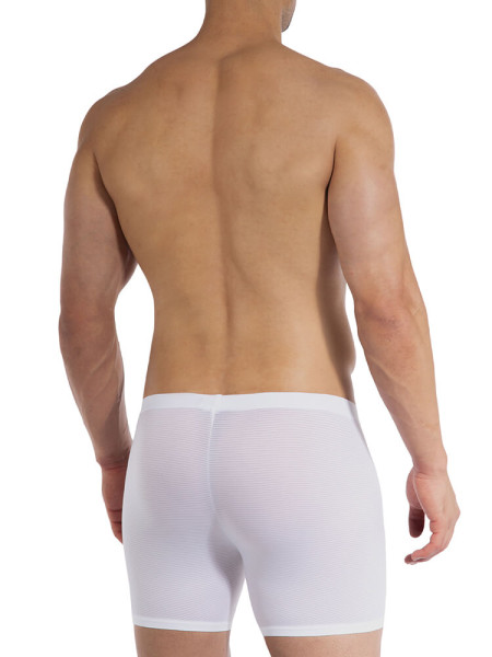 OLAF BENZ Regular Fit Bianco Microfaser