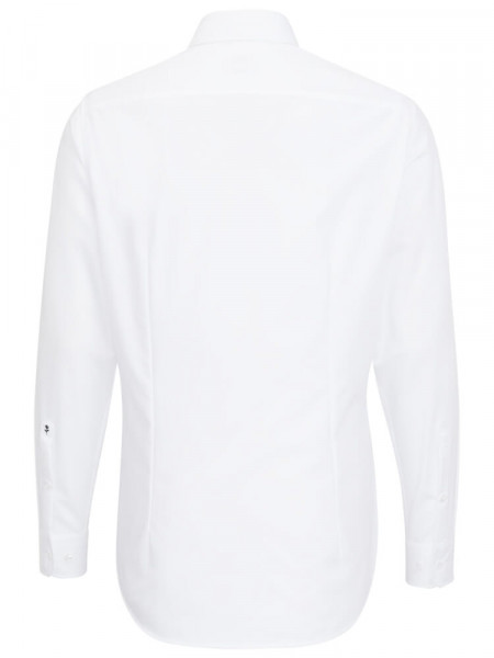 SEIDENSTICKER Tailored Fit Camicia Bianco Business Kent Popeline