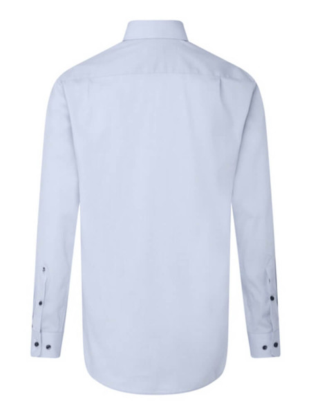 SEIDENSTICKER Regular Fit Camicia Azzurro Business Kent Fil à Fil