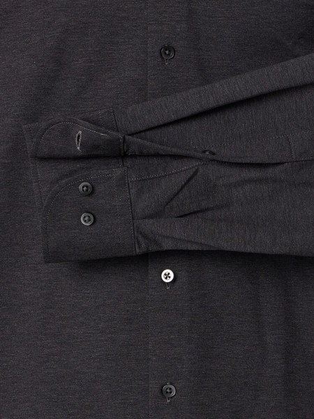VENTI Comfort Fit Camicia Antracite Kent Jersey - Vista 2