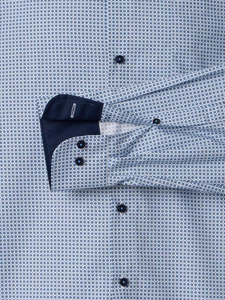 VENTI Comfort Fit Camicia Azzurro Kent Popeline - Vista 2