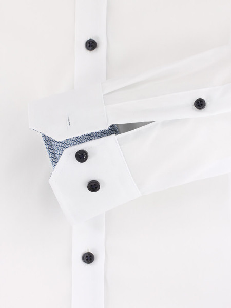 VENTI Slim Fit Camicia Bianco Kent Easy Care  - Vista 2