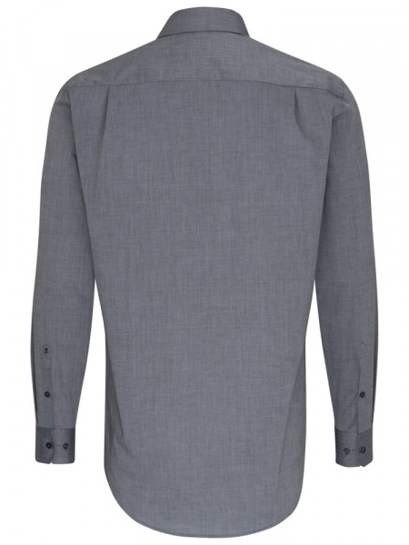 SEIDENSTICKER Regular Fit Camicia Antracite Business Kent Fil à Fil