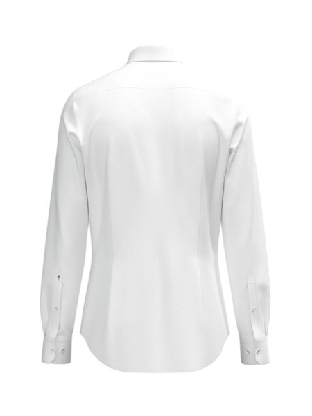 SEIDENSTICKER Extra Slim Fit Camicia Bianco New Kent Satin  - Vista 1