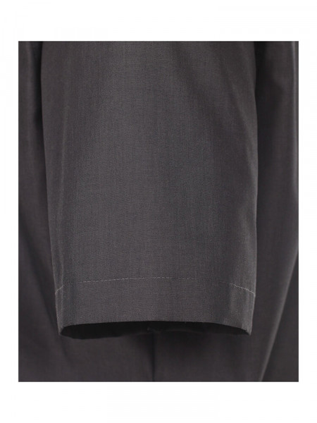 CASAMODA Comfort Fit Camicia Antracite Kent Popeline - Vista 2