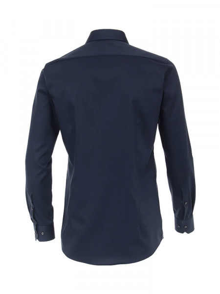 VENTI Slim Fit Camicia Marino Kent Twill