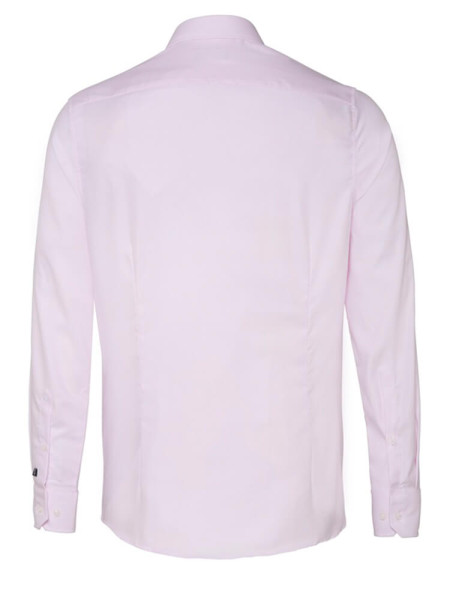 PURE Slim Fit Camicia Rosé Kent Struktur