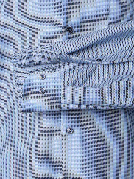 VENTI Comfort Fit Camicia Blu medio Kent Struktur - Vista 2