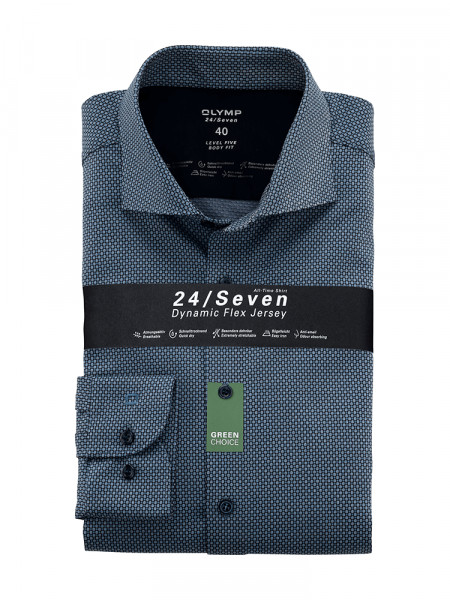 Camicia in jersey OLYMP Level Five 24/Seven body fit