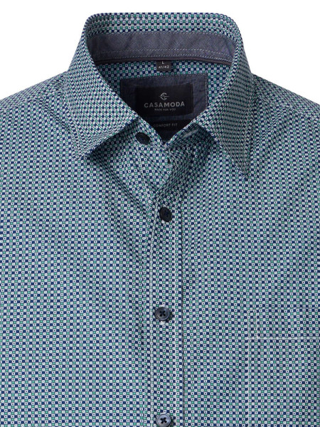 CASAMODA Comfort Fit Camicia Verde Kent Easy Care  - Vista 1