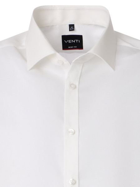 VENTI Slim Fit Camicia Beige chiaro Kent Popeline - Vista 1