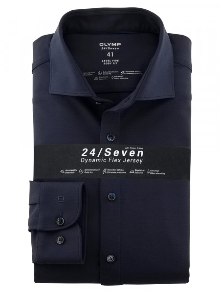 Camicia in jersey OLYMP Level Five 24/Seven body fit