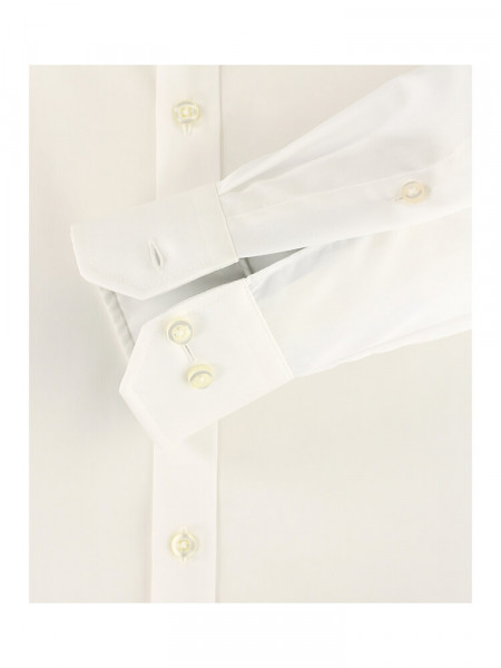 VENTI Slim Fit Camicia Beige chiaro Kent Popeline - Vista 1