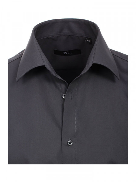 VENTI Regular Fit Camicia Antracite Kent Popeline - Vista 1