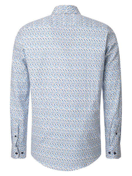 CASAMODA Comfort Fit Camicia Marrone Button-Down Easy Care