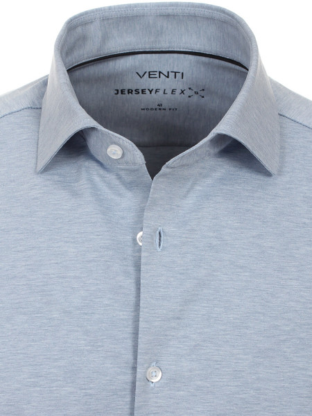 VENTI Regular Fit Camicia Azzurro Kent Jersey - Vista 1
