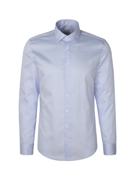 SEIDENSTICKER Slim Fit Camicia Azzurro New Kent Satin