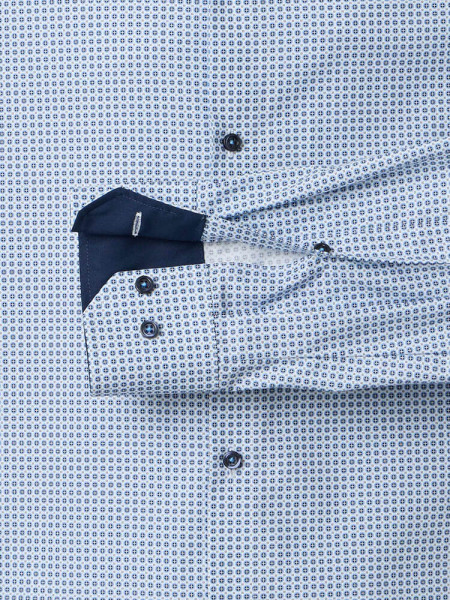 VENTI Regular Fit Camicia Azzurro Kent Popeline - Vista 2