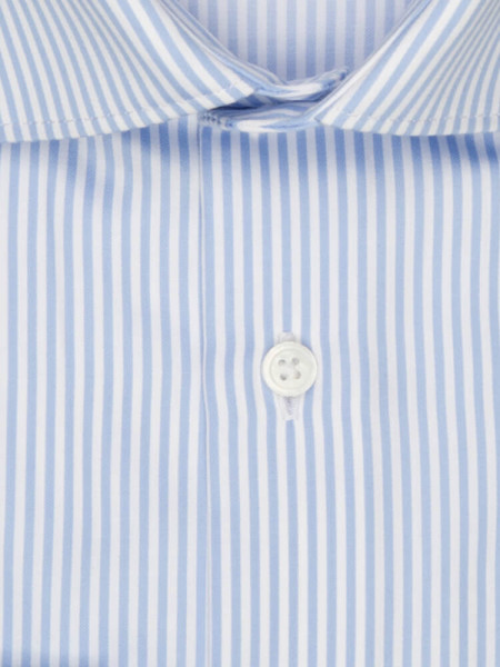 SEIDENSTICKER Slim Fit Camicia Azzurro New Kent Satin  - Vista 1