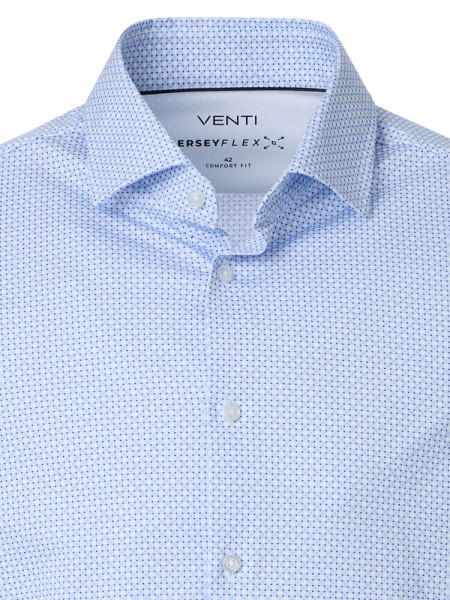 VENTI Comfort Fit Camicia Azzurro Kent Jersey - Vista 1
