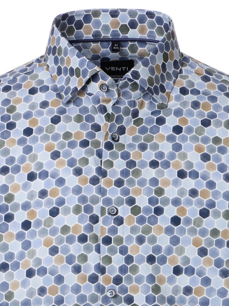 VENTI Regular Fit Camicia Azzurro Kent Popeline - Vista 1