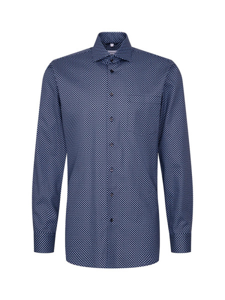 SEIDENSTICKER Regular Fit Camicia Blu scuro New Kent Twill