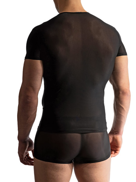 MANSTORE Regular Fit Nero Microfaser