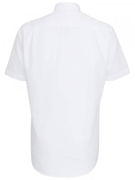 SEIDENSTICKER Regular Fit Camicia Bianco Button-Down Popeline