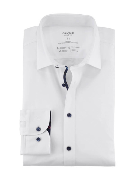 Camicia in jersey OLYMP Level Five 24/Seven body fit