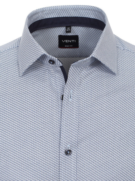 VENTI Slim Fit Camicia Blu medio Kent Easy Care  - Vista 1