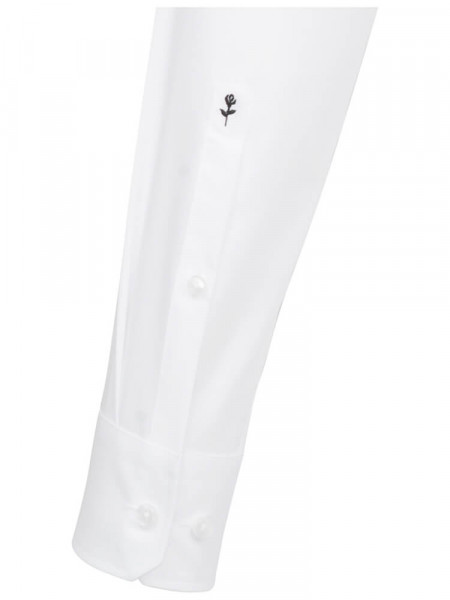 SEIDENSTICKER Regular Fit Camicia Bianco Business Kent Popeline - Vista 1