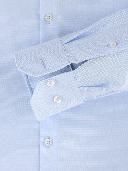 VENTI Regular Fit Camicia Azzurro Stehkragen Popeline - Vista 2
