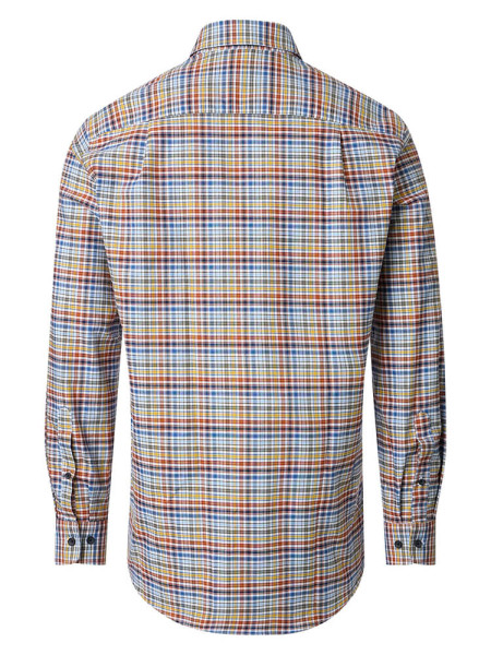 REDMOND Comfort Fit Camicia Rosso Button-Down Fein Oxford