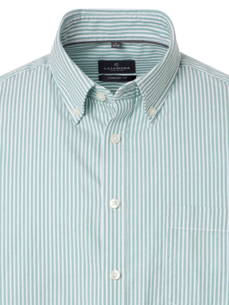 CASAMODA Comfort Fit Camicia Verde Button-Down Easy Care  - Vista 1