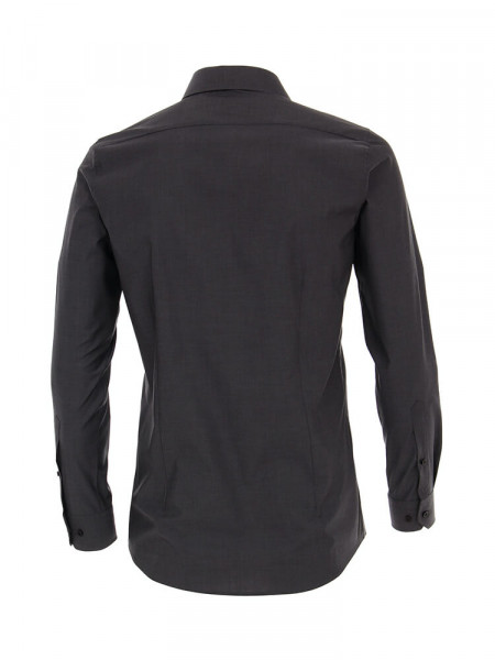 VENTI Slim Fit Camicia Antracite Kent Popeline