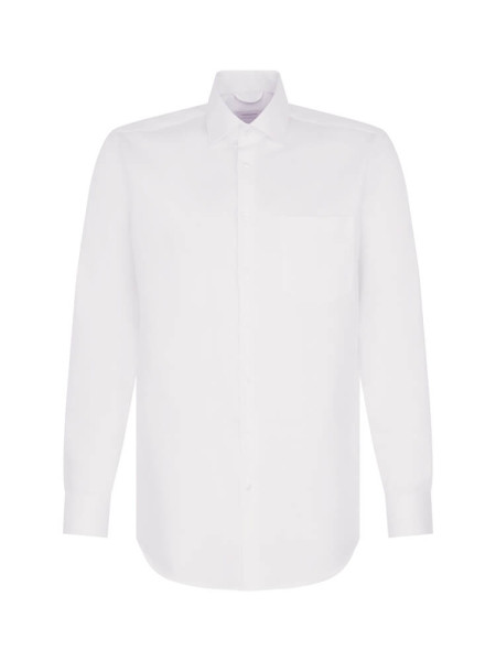 SEIDENSTICKER Regular Fit Camicia Bianco New Kent Twill